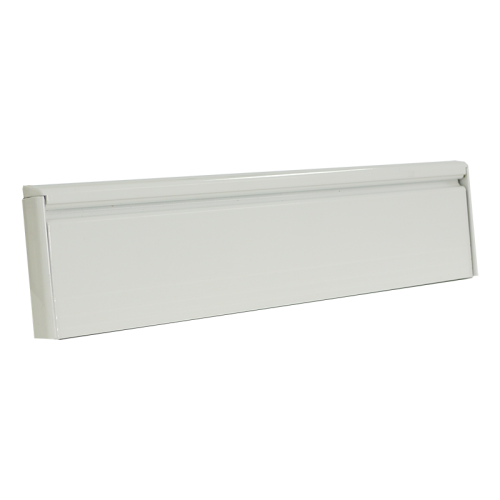 White Soterian TS008 Frame External Letterplate